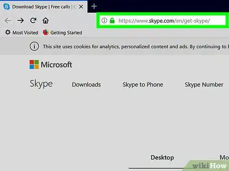 Image titled Download the Skype Desktop Program (Not the App) for Windows 8 Step 1