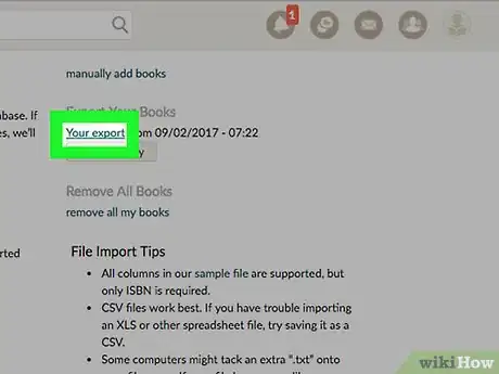 Image titled Export Your List of Shelved Books from Goodreads Step 5