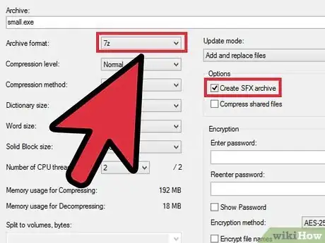 Image titled Use 7Zip to Create Self Extracting excutables Step 3