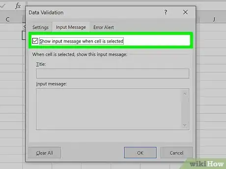 Image titled Create a Drop Down List in Excel Step 13