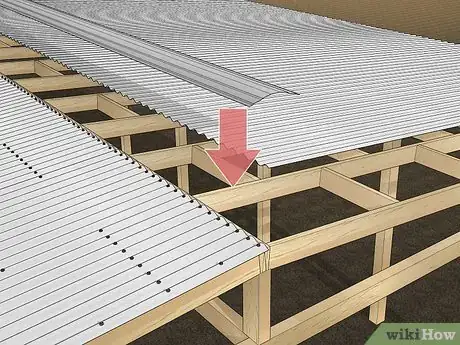Image titled Install Corrugated Roofing Step 5