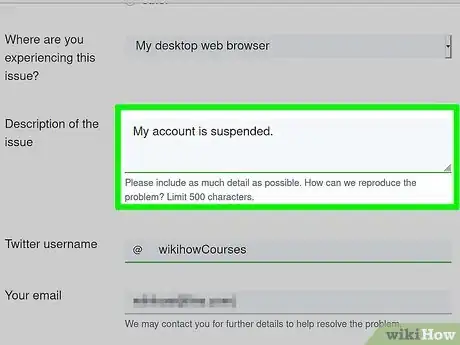 Image titled Recover a Suspended Twitter Account Step 15