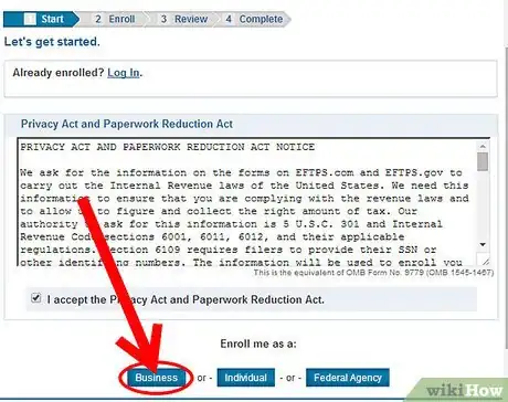 Image titled Sign up for an EFTPS Account Step 3