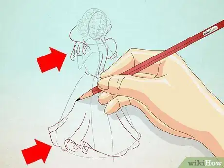 Image titled Draw Snow White Step 4