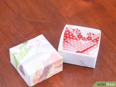 Image titled Make a Gift Box out of a Greeting Card Step 21