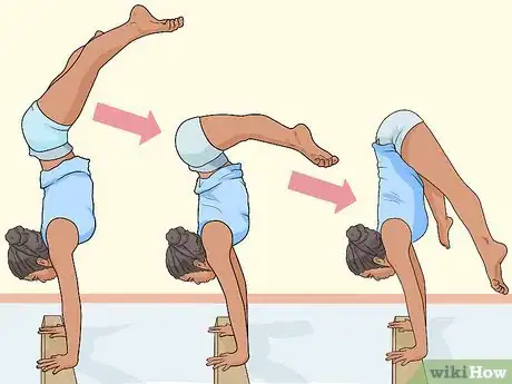 Image titled Do a Straddle Press Handstand Beam Mount Step 6