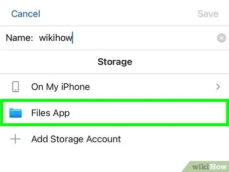 Image titled Save a Word Document in iCloud Step 5