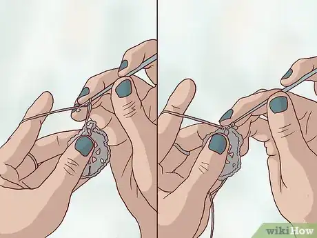 Image titled Crochet a Snowflake Step 11