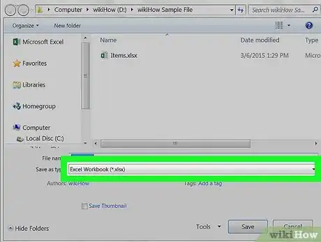 Image titled Convert Excel to CSV on PC or Mac Step 4