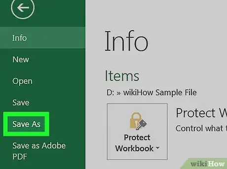 Image titled Convert Excel to CSV on PC or Mac Step 3