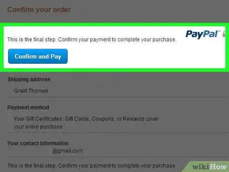 Image titled Use PayPal on Amazon on PC or Mac Step 8