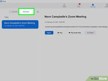 Image titled Delete a Zoom Recording Step 3