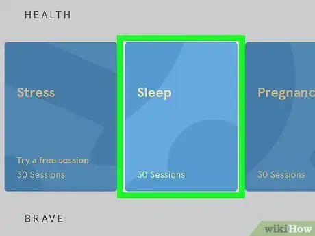 Image titled Use Headspace to Sleep Better on iPhone or iPad Step 4