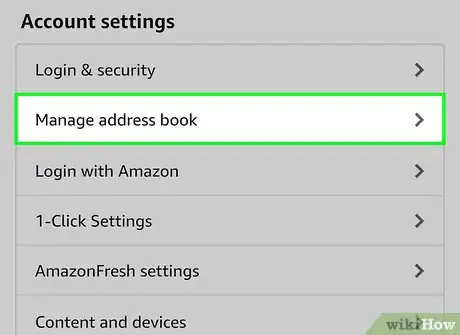 Image titled Change Your Shipping Address on Amazon on Android Step 4