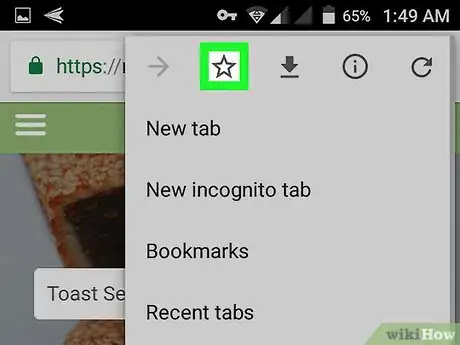 Image titled Save Bookmarks in Chrome on Android Step 8