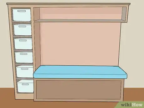 Image titled Set Up a Mudroom Bench Step 8