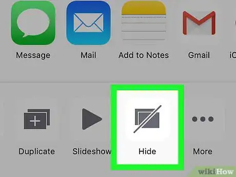 Image titled Make a Private Album on an iPhone Step 7