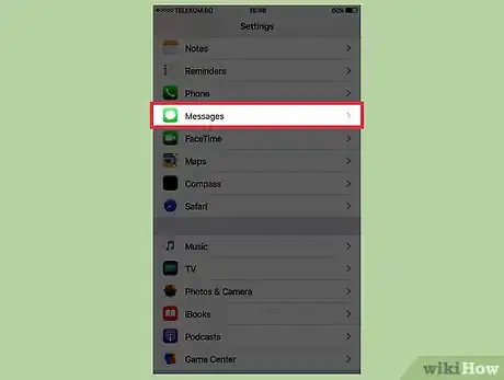 Image titled Add a Subject Field to iPhone Messages Step 2