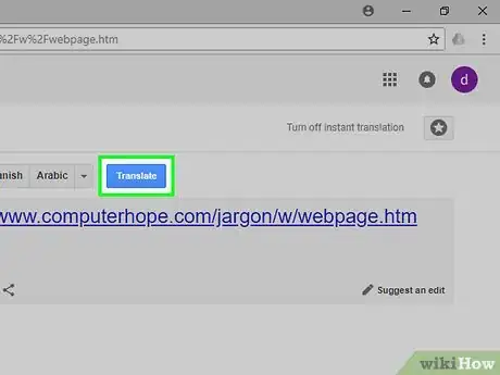 Image titled Translate a Web Page Step 8