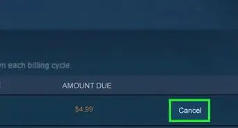 Cancel Subscriptions on Steam