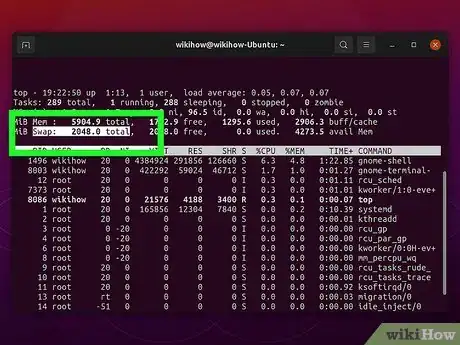 Image titled Check Swap Space in Linux Step 12