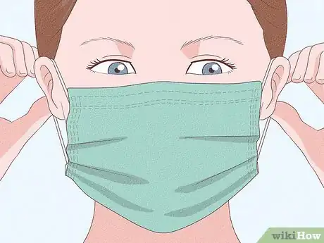 Image titled Use and Dispose of a Throwaway Mask Step 3