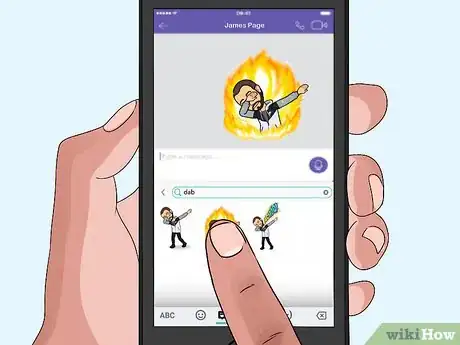 Image titled Use Bitmoji with Viber on iPhone or iPad Step 8
