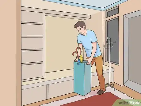 Image titled Set Up a Mudroom Bench Step 4