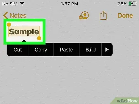 Image titled Use Text Editing Gestures on iPhone Step 1