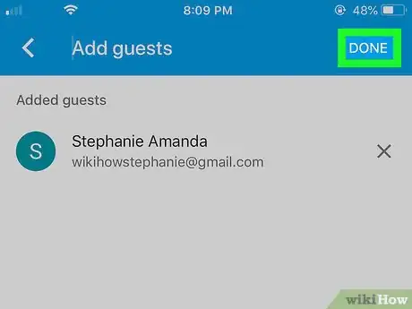 Image titled Send a Google Calendar Invite on iPhone or iPad Step 7
