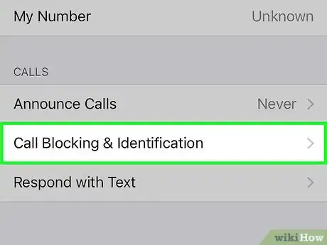 Image titled Block a Number on the iPhone Step 3