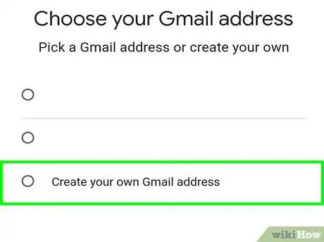 Image titled Create a Google Account Using an Android Device Step 7