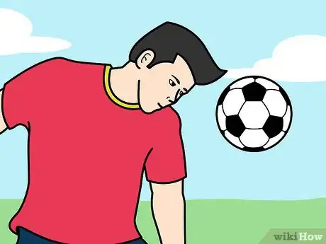 Image titled Head a Soccer Goal Step 1