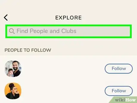 Image titled Search for People in Clubhouse Step 2