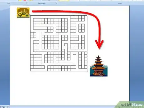 Image titled Make a Maze Using a Word Processor Step 8