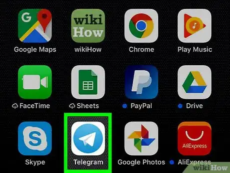 Image titled See Mentions on Telegram on iPhone or iPad Step 1