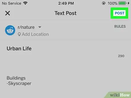 Image titled Do Bullet Points on Reddit on iPhone or iPad Step 10