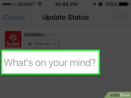 Image titled Get People to Like Your Facebook Status Step 1