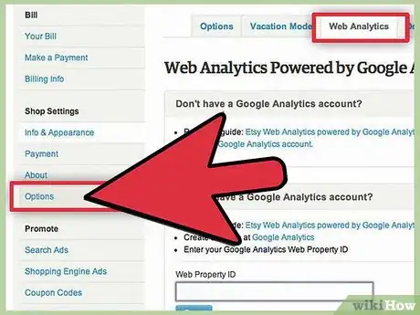 Image titled Add Google Analytics to Etsy Step 6