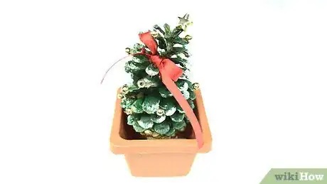 Image titled Make Christmas Tree Pinecones Step 14