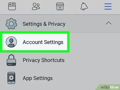 Image titled Block Facebook Tags on Android Step 3
