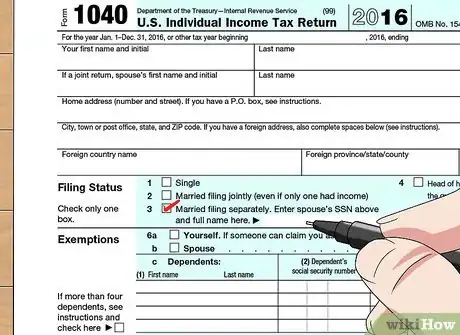 Image titled Determine Your Tax Filing Status Step 2