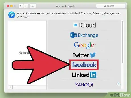 Image titled Add a Facebook Account to a Mac Step 4