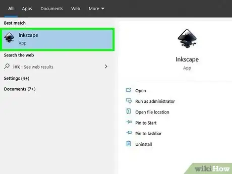 Image titled Change the Default Export Path in Inkscape Step 1