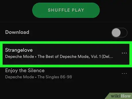 Image titled Unlike a Song on Spotify on iPhone or iPad Step 5