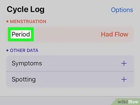 Image titled Track Your Mentrual Cycle in the iPhone Health App Step 15