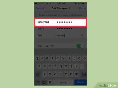 Image titled Password Protect Your Notes in iOS Step 4