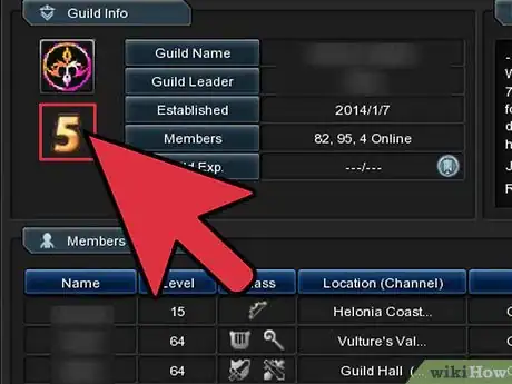 Image titled Make a Guild in Aura Kingdom Step 9
