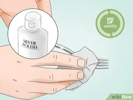 Image titled Prevent Silverware from Tarnishing Step 1