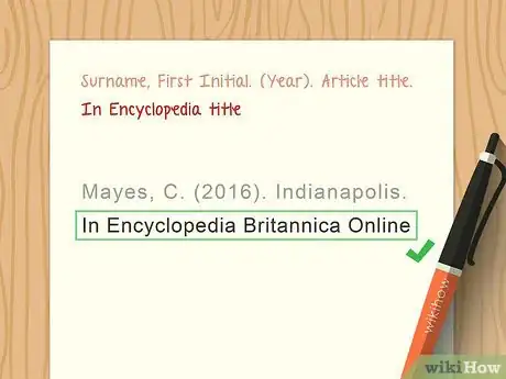Image titled Cite an Encyclopedia in APA Step 14